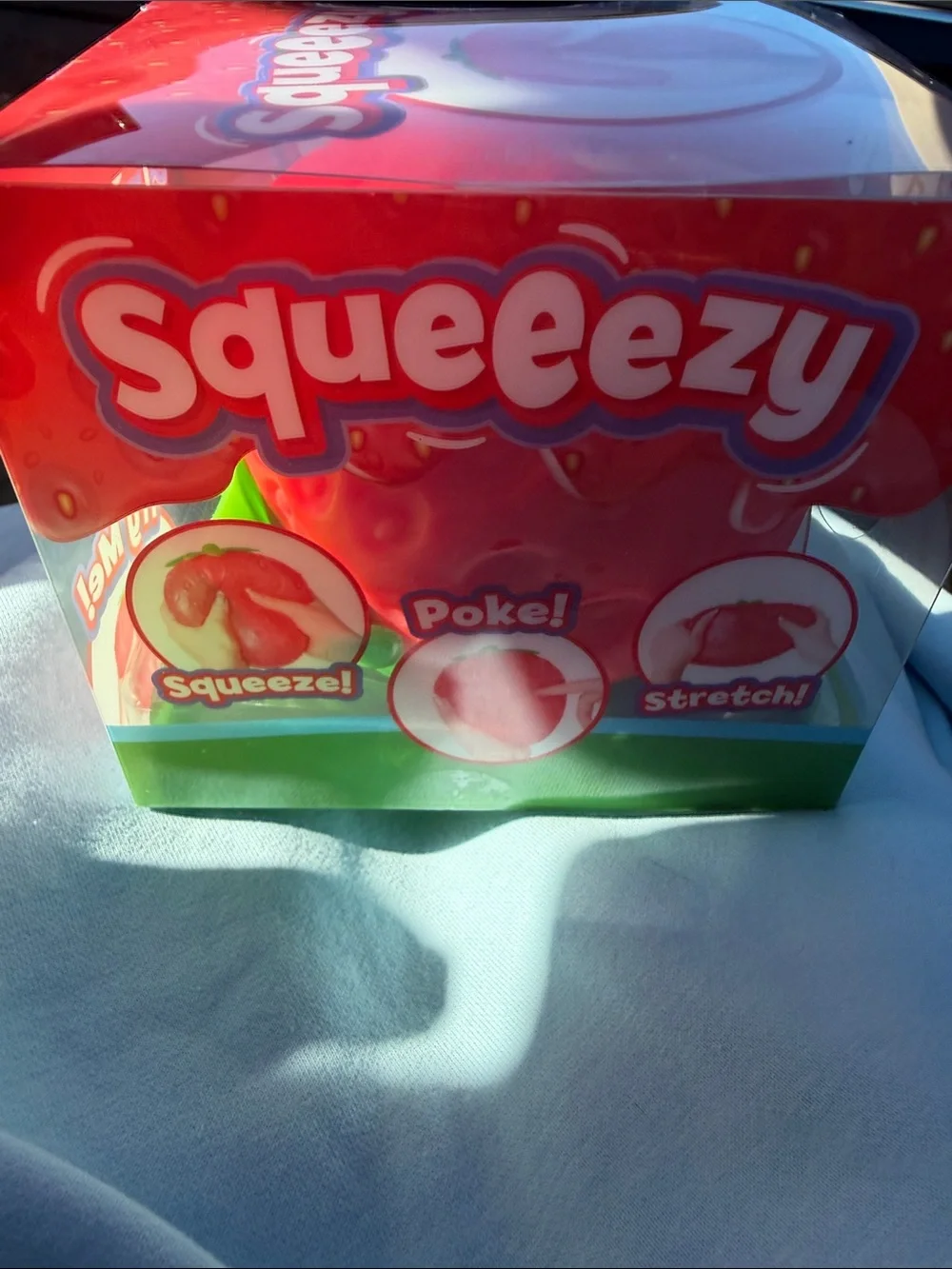 Brand new!! Squeeezy Strawberry Squeeze Toy - Picture 1 of 1